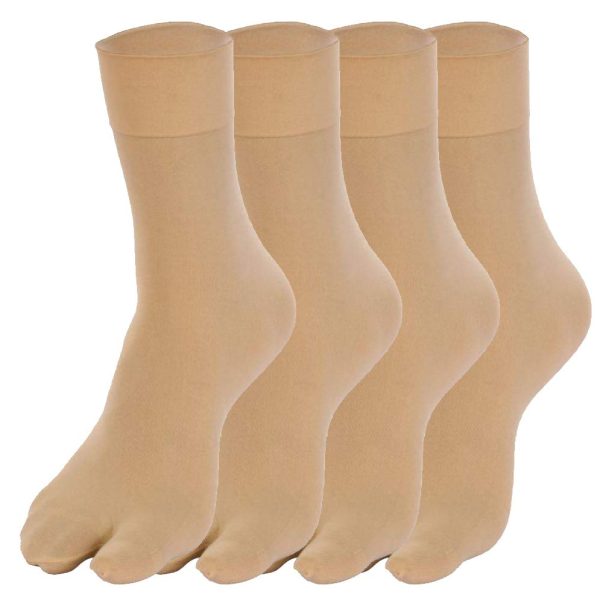 Missby Ultra-Thin Nylon Summer Skin Casual Socks for Women/Girl's