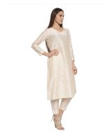 Elleora Women Cotton Blend Regular Kurta Set - Image 4
