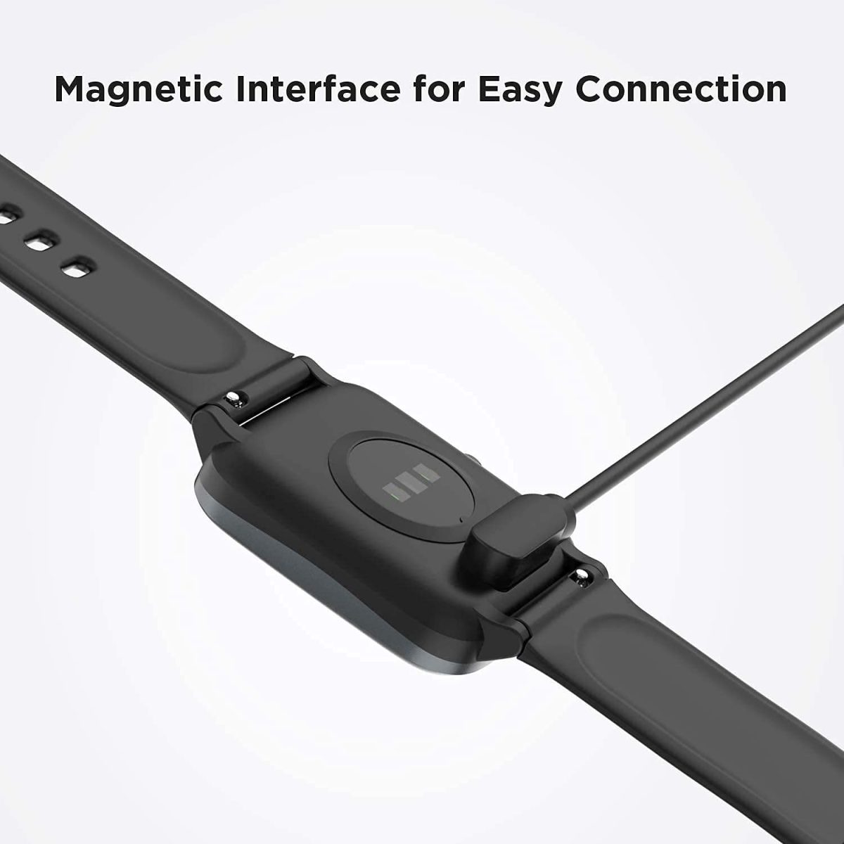 FIRE BOLTT Invincible 4 Pin USB Fast Charger Magnetic Charging Cable Adapter for Firebolt Thunder watch & Firebolt Talk Smartwatch only,Black - Image 5