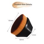 AstonAndia Foundation Brush Makeup Brush Blending Black Brush for Blending Liquid Blush Brush Blender Makeup for Women - Image 4