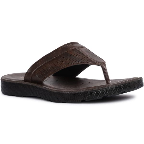 Bata Men Casual flip flop Slipper - Black