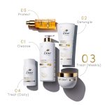 Dove 10in1 Peptide Bond Strength Hair Treatment Mask 300 ml |For Extremely Damaged Hair | with PROTEIN PEPTIDES beads| Reoncstructs bonds to repair heat, colour, chemical damage - Image 10