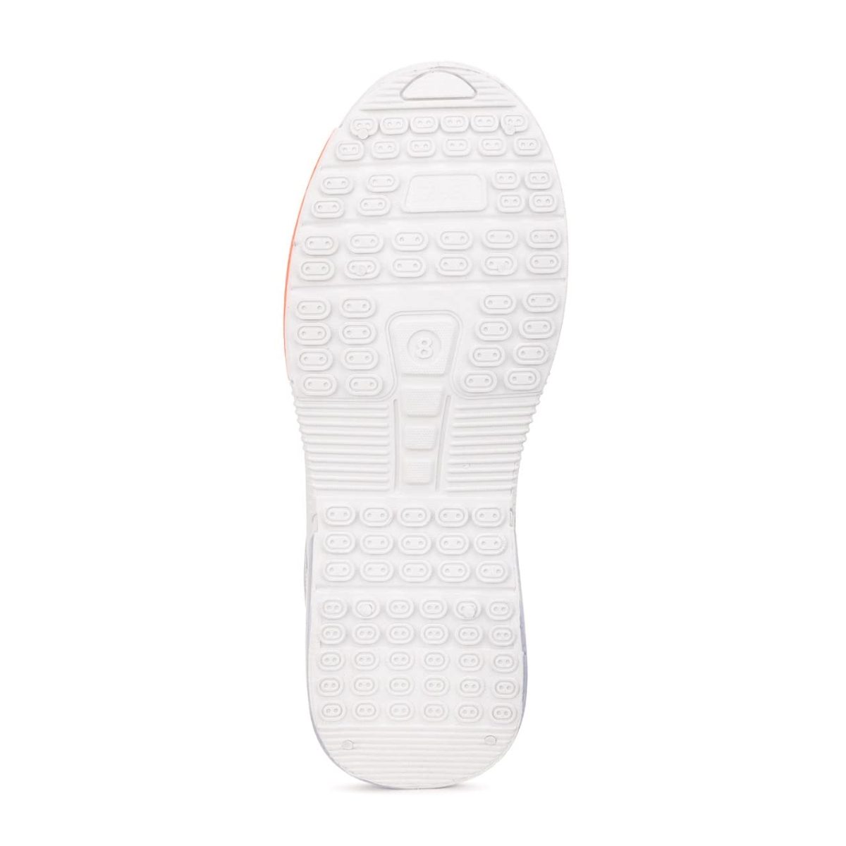 Running Shoes for Men Sneakers for Men (Color- White & Orange) Size-8(34) R - Image 5