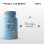 Traya Hair Ras Tablets for Women & Men, Ayurvedic Hair Herbs for Hair Fall Control and Growth, Contains Ashwagandha, Bhringraj, Shatavari (120 Tablets) - Image 4