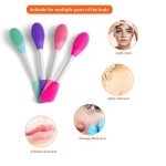 Qolixs Silicone Brushes,Double-Ended Silicone Face Mask Brush,Facial Cleansing Brush, Premium Soft Facial Masks Other Skin Care Applicator Tool for Cream, Body Lotion,Moisturizer - Image 5