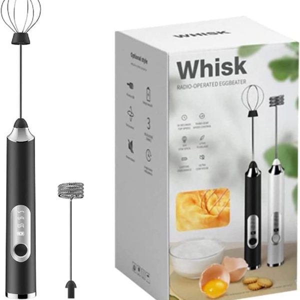 Primesky® Milk Frother Hand Blender Coffee frother Electric USB Rechargeable Electrics Foam Maker Electric Coffee Beater for Cappuccino Whisker for Egg Blender