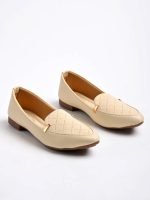 Women's Quilted Loafers – Stylish Comfortable || Flat Slip-On Casual Shoes with Gold Accent Lightweight - Image 4