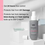 Bare Anatomy Heat Protection Spray Serum| Controls Frizz for up to 24 Hrs | Vitamin E, Pea Protein & Veg Keratin Enriched | Paraben Free | For Women & Men | Vegan |230 °C Heat Protection 150 ml - Image 3