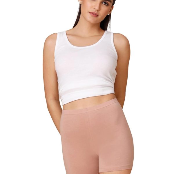NYKD Trendy Square Neck Soft Cup Slip On Everyday Sports Bra for Women | Wireless | Full Coverage | Non Padded (Pack of 2 Bra, NYB158, Sand, XL, 1N