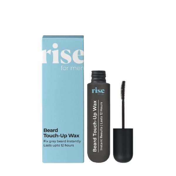 Rise for Men Beard Touch-Up Wax | Quick Grey Hair Fix | Apply In One Minute | Natural Look | Smudge & Water Proof | No Side Effects