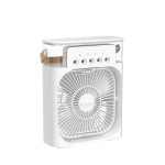 BM Ecom Traders Portable, 500 ml Water Tank USB Personal Cooler, Mini Humidifier Fan with 7 Colors LED Light, 3 Timer, Wind Speeds & Spray Modes for Office, Home - Image 3