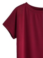 Fabricorn Combo of Plain Color Stylish Up and Down Cotton Tshirt for Women - Image 3