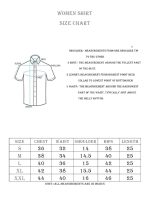 Gufrina Women's Floral Printed Button Down Western Shirt with Collar Neck and Rolled-Up Long Sleeves in Relaxed Fit - Image 7