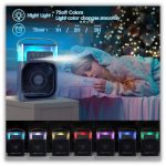 Drumstone 𝟏𝟓 𝐘𝐞𝐚𝐫𝐬 𝐖𝐚𝐫𝐫𝐚𝐧𝐭𝐲 Portable Air Conditioner Cooler, Mini Evaporative Cooler with 7 Colors LED Light, 1/2/3 H Timer, 3 Wind Speeds and 3 Spray Modes for Your Desk_Multicolor - Image 5