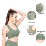3rd Planet Soft Sports Bra, Full Coverage, & Removable Pads, Ultra Stretchable Polyester Bra for Women & Girls, Ideal for Athletics, Yoga, Gym & Workout - Image 4