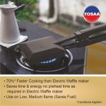 TOSAA TSTSOLO Solo Regular Gas Sandwich Toaster Non-Stick Aluminium | Compatibility with Gas Stoves | Flame-Proof Design | Heat-Resistant Handle | Sandwich Maker | Black - Image 8