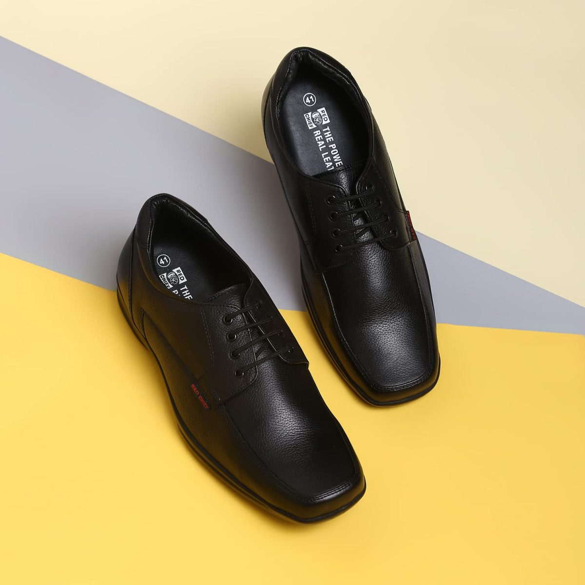 Red Chief Formal Shoes for Men Tan | RC3499 - Image 3