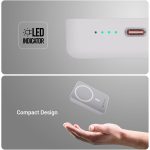 ZEBRONICS MW63 Wireless Power Bank, 10000 mAh, Rapid Charge, Magsafe, Outputs - 20W Wired | 15W Wireless, Type C PD, Built in Protections, LED Indicator, Compatible with iPhone -USB Type-C Input - Image 7