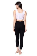 TRASA Tailored Cut & Classic Fit Stretchable Cotton Fabric Mid-Rise Skinny Fit High Ankle Length/Cropped Length Leggings for Women, Available Size - M, L, XL, 2XL, 3XL, 4XL, 5XL - Image 5