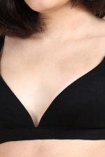 &Circus PureSoft True Fit Triangle Non Padded Bra for Women | Deep Neck Plunge Bra for Women | Triangle Low Coverage Bra for Women - Image 3