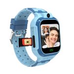 sekyo 'Carepal Pro' Smart Watch for Kids, Boys, Girls | Video Calling, Precise GPS Location | Habit Building, 4G/5G Sim, Games, Pedometer, Camera, Safe Zone Alert | Kids SmartWatch, App Control- Blue