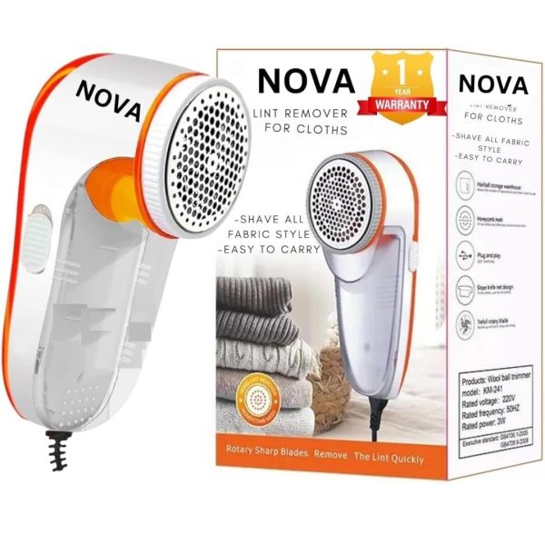 Philips Nova Original Lint Remover for Clothes | Lint Roller for Clothes | RUA Remover Machine White | Electric Lint Remover | 1 Year Warranty