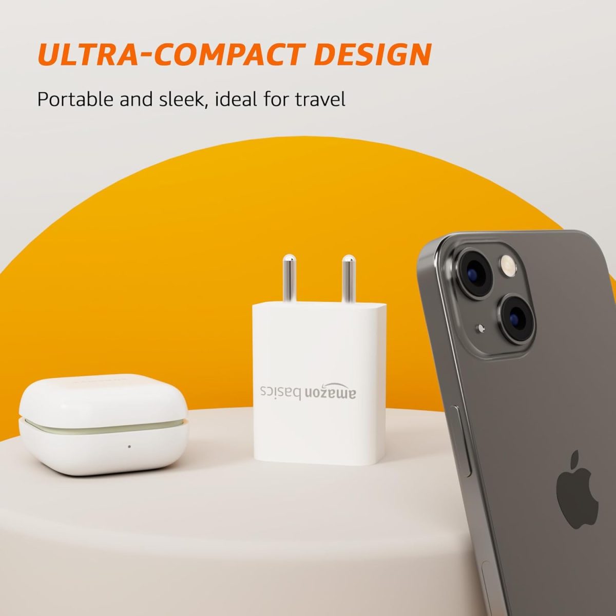 Amazon Basics 12W Dual Port Fast Charger | 12W Max Output | Includes 1 m Type C Cable | Universal Compatibility - Image 5