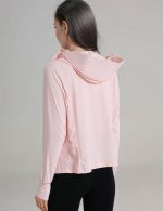 Venzina® Women's UPF 50+ Lightweight Athletic Jacket UV Sun Protection Full Zip Cooling Hoodie Long Sleeve Sunscreen Protective Clothing for Women for Outdoor Hiking, S-XL - Image 5
