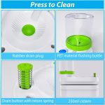 HASTHIP® 2 in 1 Paint Brush Cleaner Machine with Auto Refill, Flushing Button & Water Tank - Efficient Cleaner for Oil, Acrylic and Makeup Brushes for Oil Paint Brushes, Acrylic Paint Brushes - Image 4