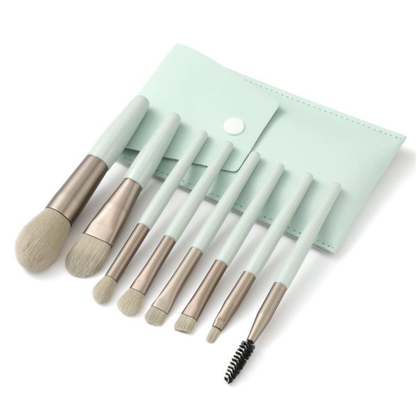 FIRST BEAUTY Make Up Brushes 8Pcs Makeup Brush Set Foundation Brush Blending Brush Eyeshadow Brushes Eye Brushes Set With Bag (Multicolor)