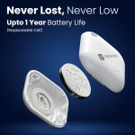 Portronics Worldtag Item Finder with Upto 1 Year Battery Life, Bluetooth Tracker,MFi Certified, Item Locater for Keys, Wallets, Luggage, Pets, Gadgets etc,Only iOS Compatible with Apple Find My App - Image 5