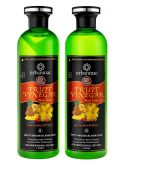 URBANMAC Fruit Vinegar Gel Hair Color Natural Hair Color Dye for Black Hair Dye (BLACK, 500ml x 2) - Image 2