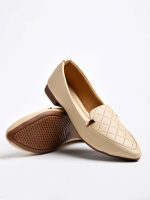 Women's Quilted Loafers – Stylish Comfortable || Flat Slip-On Casual Shoes with Gold Accent Lightweight - Image 5