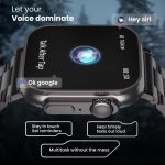 GOBOULT Newly Launched Crown Smart Watch 1.95'' Screen, BT Calling, Working Crown, Zinc Alloy Frame, 900 Nits Brightness, AI Voice Assistant, SpO2 Monitoring, 120+ Sports Mode (Chrome) - Image 11