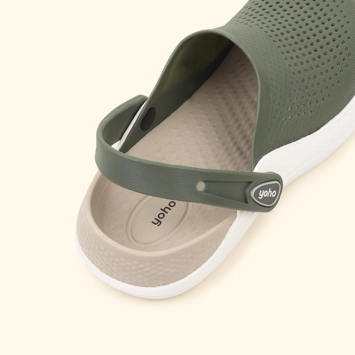 YOHO Easy Glide Clogs for Men | Striking Dual-Tone Design | Ultra-Soft EVA Comfort | Lightweight Build | Slip-On Ease | Durable Everyday Wear - Image 5