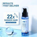 Plum Coconut & Squalane Nutri-Shine Hair Serum | Frizz Control & Instant Shine | Enriched with Vitamin E & Almond Oil | Coconut-Vanilla Fragrance | 75ml​ - Image 3