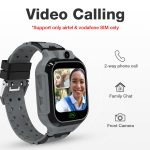 sekyo 'Carepal Pro' Smartwatch for Kids, Boys, Girls | Video Calling, Precise GPS Location | Habit Building, 4G/5G Sim, Games, Pedometer, Camera, Safe Zone Alert | Kids Smart Watch, App Control- Black - Image 2