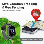 sekyo 'Carepal Pro' Smartwatch for Kids, Boys, Girls | Video Calling, Precise GPS Location | Habit Building, 4G/5G Sim, Games, Pedometer, Camera, Safe Zone Alert | Kids Smart Watch, App Control- Black - Image 3