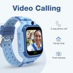 sekyo 'Carepal Pro' Smart Watch for Kids, Boys, Girls | Video Calling, Precise GPS Location | Habit Building, 4G/5G Sim, Games, Pedometer, Camera, Safe Zone Alert | Kids SmartWatch, App Control- Blue - Image 4
