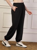 UZARUS Women's Ultra-Soft Baggy Fit/Relaxed Fit Joggers with Side Pockets & Gripped Hem - Image 6