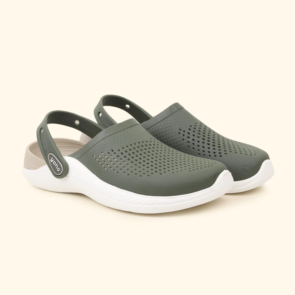 YOHO Easy Glide Clogs for Men | Striking Dual-Tone Design | Ultra-Soft EVA Comfort | Lightweight Build | Slip-On Ease | Durable Everyday Wear - Image 6