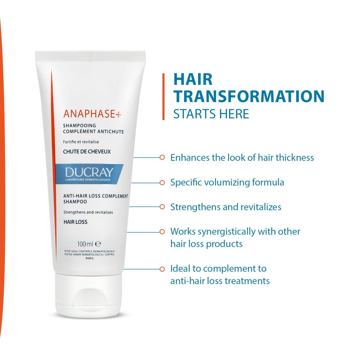Ducray Anaphase Plus Shampoo 100 Ml - Image 2