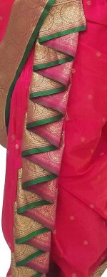 Luster Women's Art Silk Ready to Wear Saree With Blouse Piece - Image 6