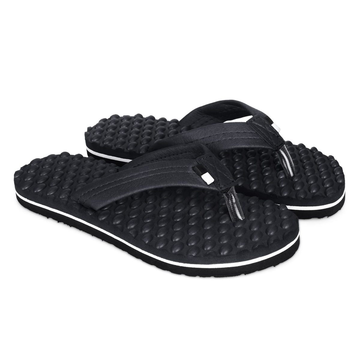 DOCTOR EXTRA SOFT House Slipper for Women's Care |Orthopaedic | Diabetic | Acupressure | Comfortable | MCR | Flip-Flop Ladies and Girl’s Home Slides for Daily Use Bubble-D-20-Black-7-UK - Image 5