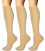 Copper Compression Socks Women & Men Circulation(6 pairs) - Best for Running, Nursing, Hiking, Recovery & Flight Socks