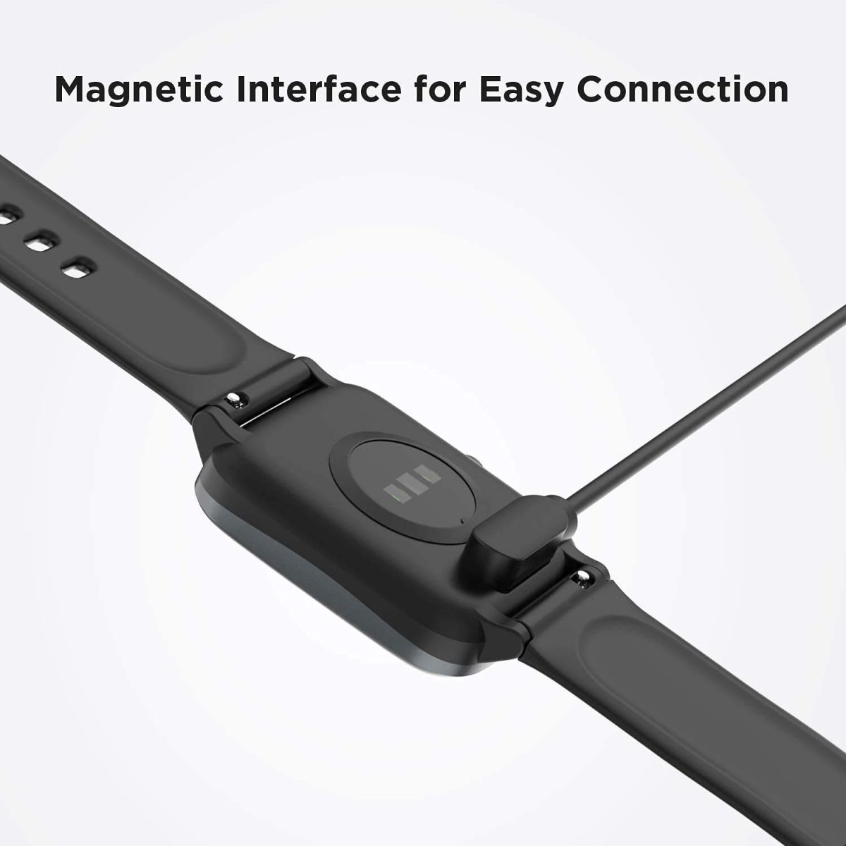 FIRE BOLTT Invincible 4 Pin USB Fast Charger Magnetic Charging Cable Adapter for Firebolt Thunder watch & Firebolt Talk Smartwatch only,Black - Image 5