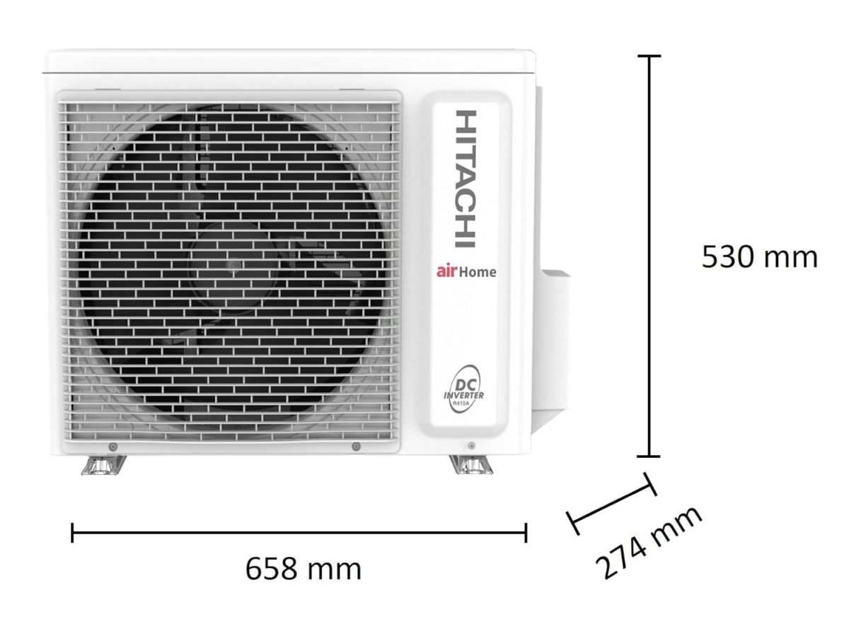 Hitachi 1 Ton 3 Star ice Clean Xpandable Plus Inverter Split AC (100% Copper, Dust Filter, iZen 3400FXL, R32-RAS.G312PCAISF, Dual Gold) - Image 9