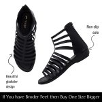 TRASE Flats Gladiator With Zip Closure For Women Sandals| Gladiator High-Tops Sandals For Women | Stylish & Comfortable | College, Office, Shopping, Outdoor & Beach Wear - Image 4