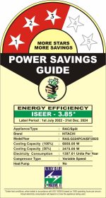 Hitachi 2 Ton Class 3 Star ice Clean Xpandable Plus Inverter Split AC (100% Copper, Dust Filter, iZen 3400FXL, R32-RAS.G324PCAISF, Dual Gold) - Image 3