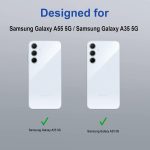 Zapcase Back Case Cover for Samsung Galaxy A55 5G | Compatible for Samsung Galaxy A55 5G Back Cover | Scratch-Resistant Back Cover | Clear - Image 2